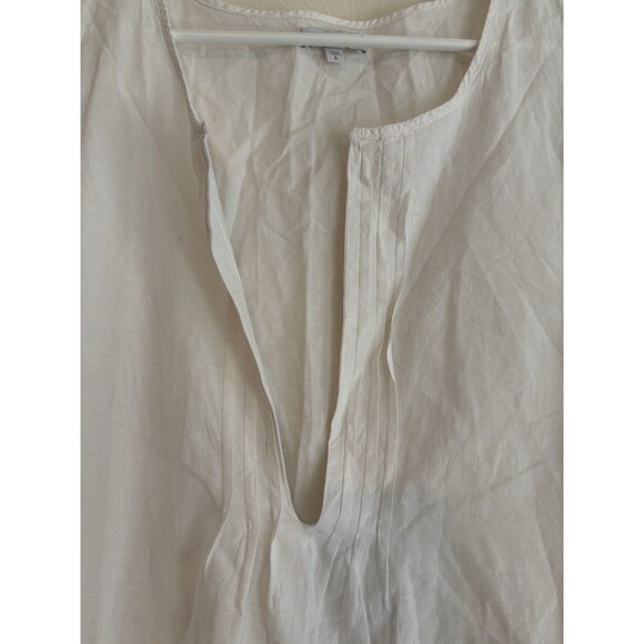 Gap Body Large Top 100% Cotton Boho Embroidered Tunic Cottage Lagenlook Whimsy - Picture 3 of 7